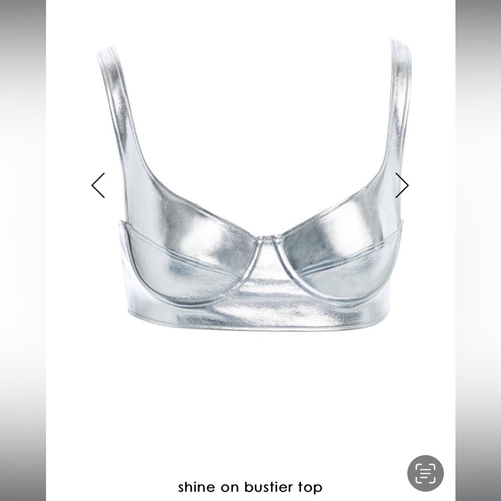 Shine On Bustier Top